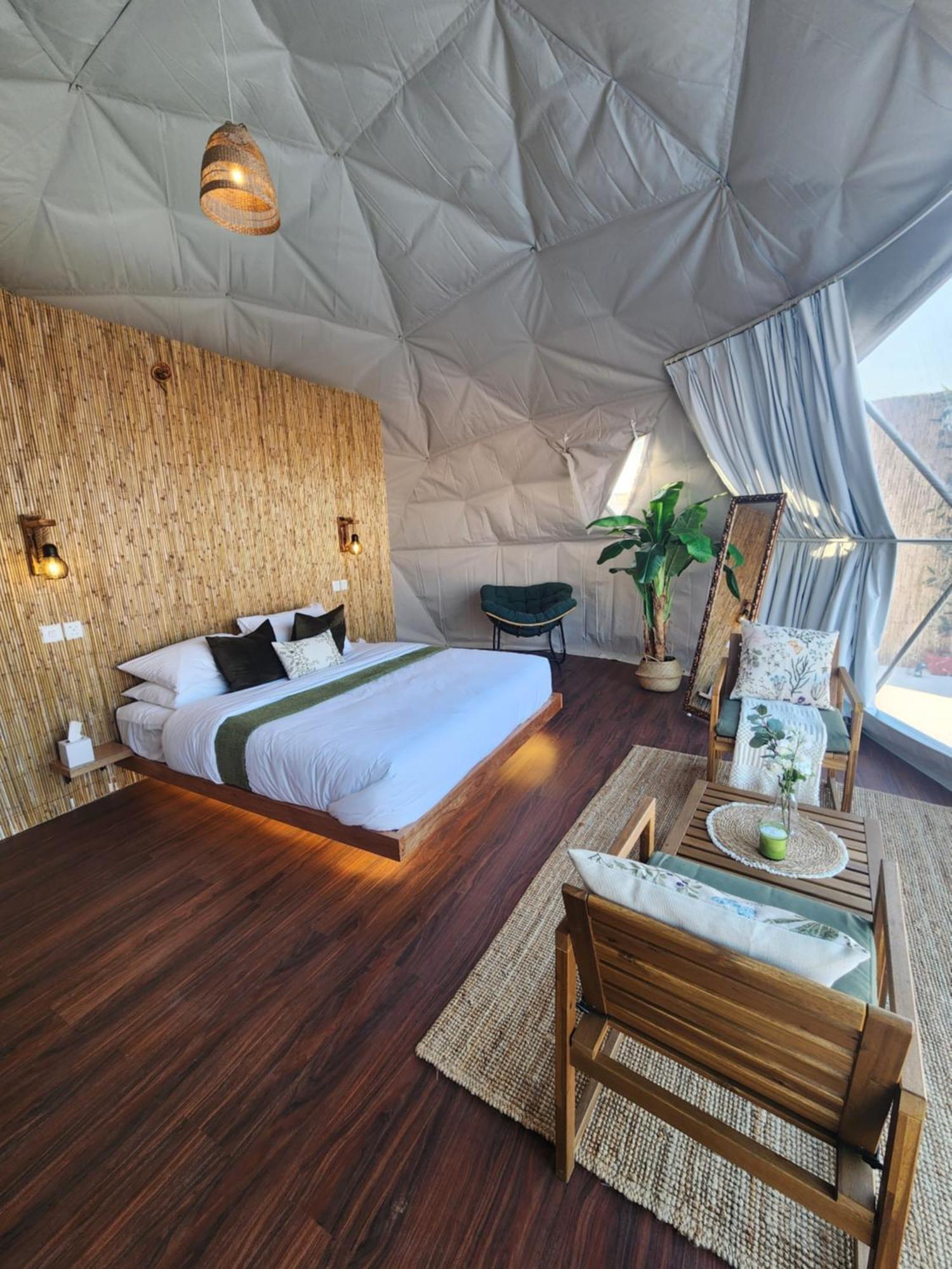 Bubbles Domes Private Cmp Hotel Al Wāşil Exterior foto