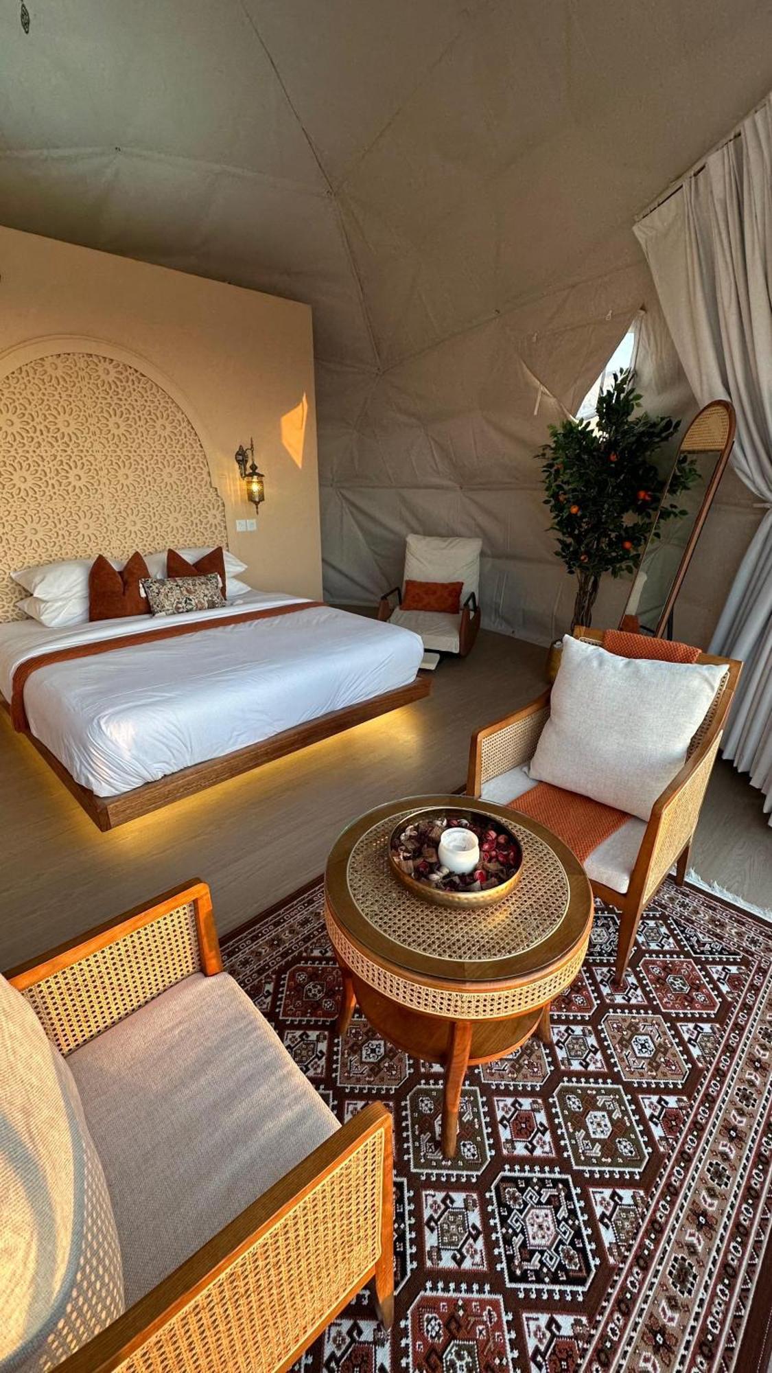 Bubbles Domes Private Cmp Hotel Al Wāşil Exterior foto